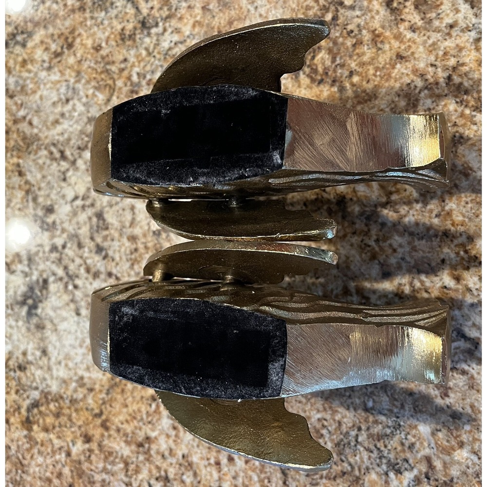 Project 62 Brass Tone Decorative Birds MCM Set Of 2‎ Metal HTF Gorgeous - Picture 9 of 13